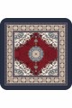 Bordo Modern Klasik Banyo Halısı Klozet Paspas Seti BS279