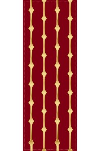 Bordo Çizgi Desenli Premium Masa Örtüsü Runner RNR496